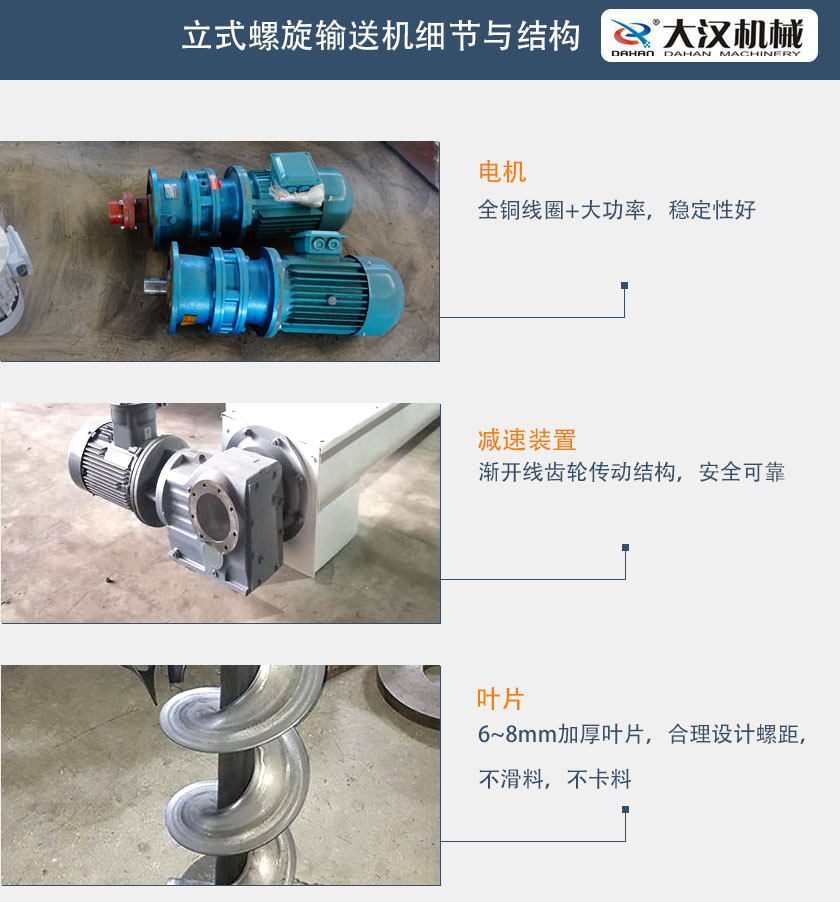 立式螺旋輸送機細節(jié)